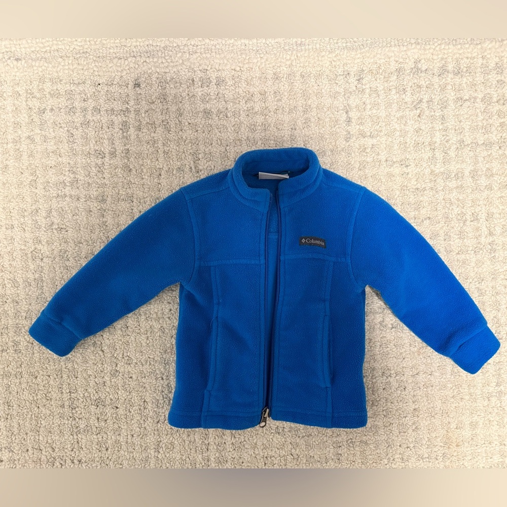 Baby Columbia Fleece - 6 to 12 months - royal blue - gently used